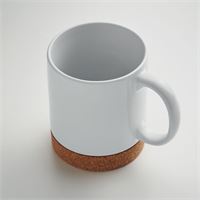 TAZZA  CERAMICA CON BASE IN SUGHERO